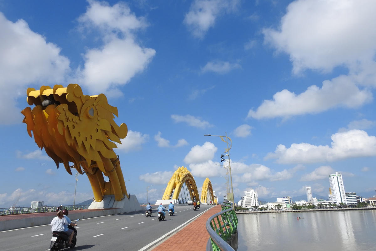 Cầu Rồng Đà Nẵng. Ảnh: Thanh Tùng.