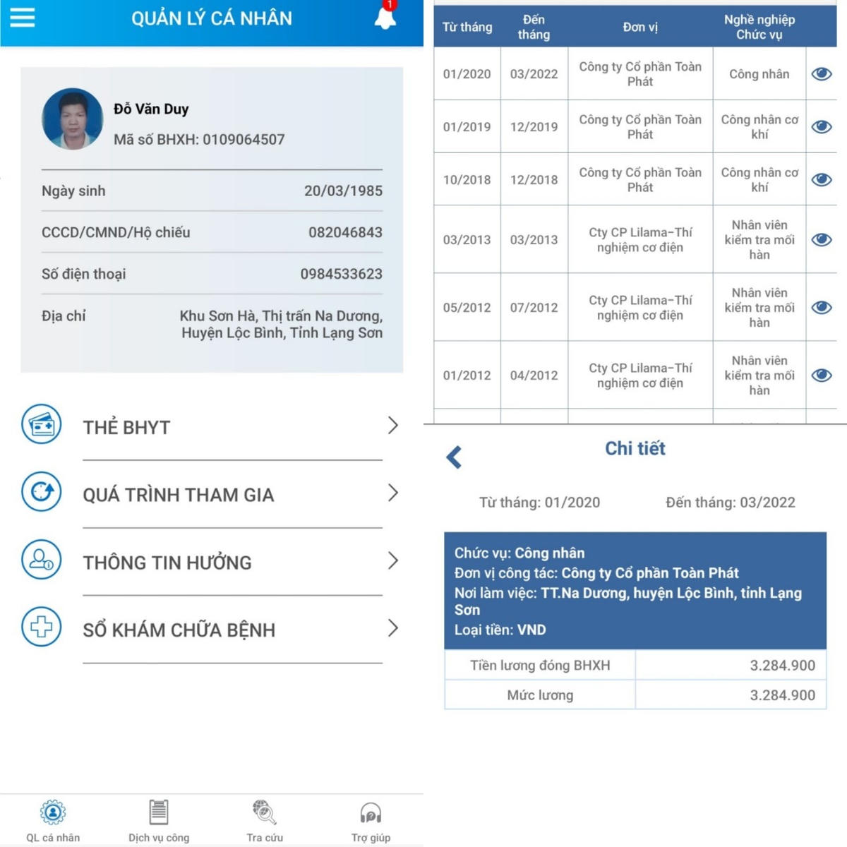 Dù làm việc nhưng công ty từ tháng 5/2020 đến tháng 3/2022 không đóng BHXH cho ông Đỗ Văn Duy