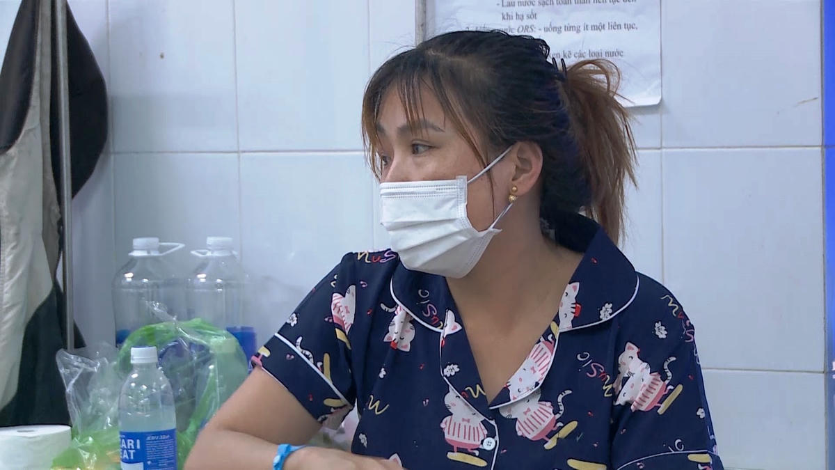 Chị Nguyễn Thị Thúy Trang chia sẻ về việc mắc sốt xuất huyết.