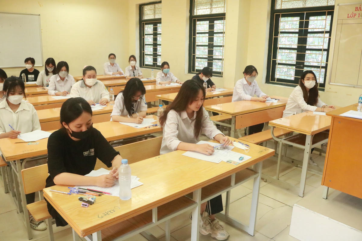 Thí sinh Hà Nội dự Kỳ thi tốt nghiệp THPT năm 2022.