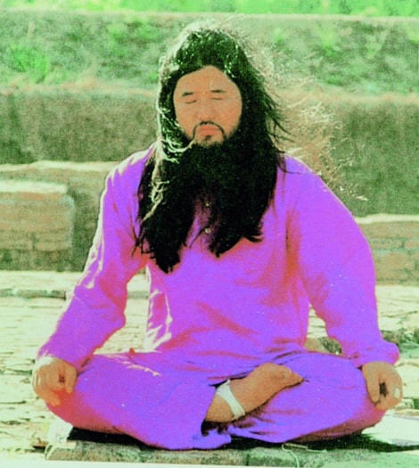 Shoka Asahara - giáo chủ giáo phái Aum Shinrikyo.Nguồn: Japan Forward.  