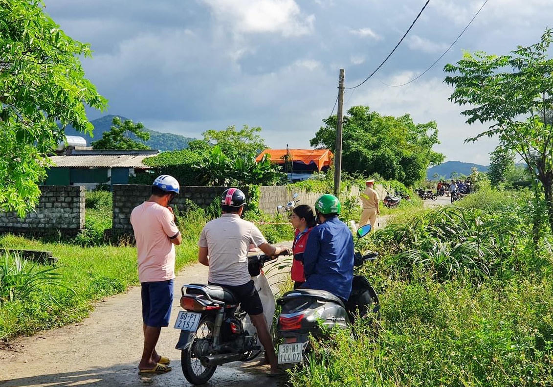 Khu vực nơi xảy ra án mạng.