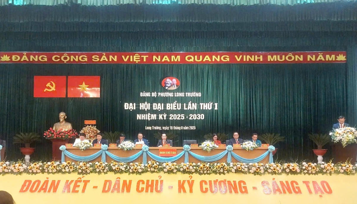 Đảng bộ UBND phường Long Trường đặt mục tiêu thực hiện 7 công trình trọng điểm. Ảnh: S.X