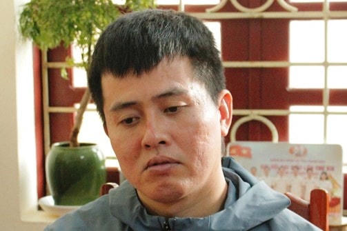 Trịnh Đức Hiếu tại cơ quan điều tra.