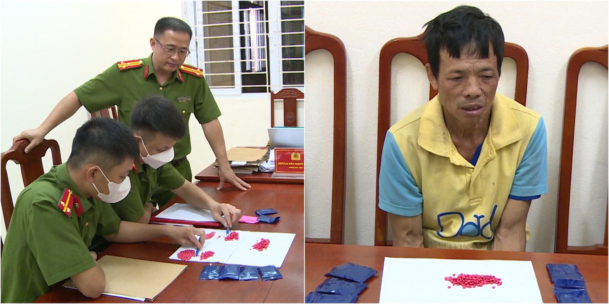 Công an lấy lời khai của Giang Văn Hiêm.