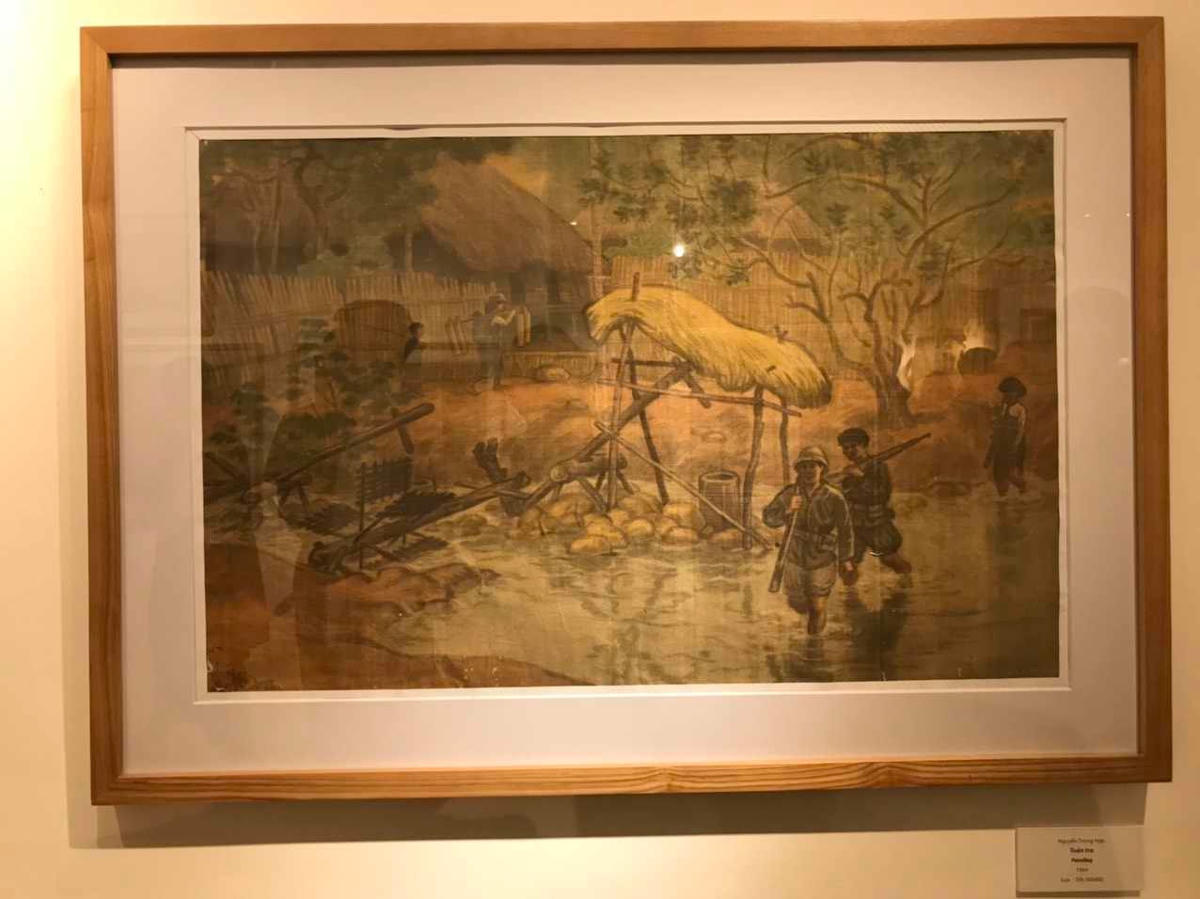 Các bức tranh trưng bày tại triển lãm đa dạng qua các thời kỳ. 