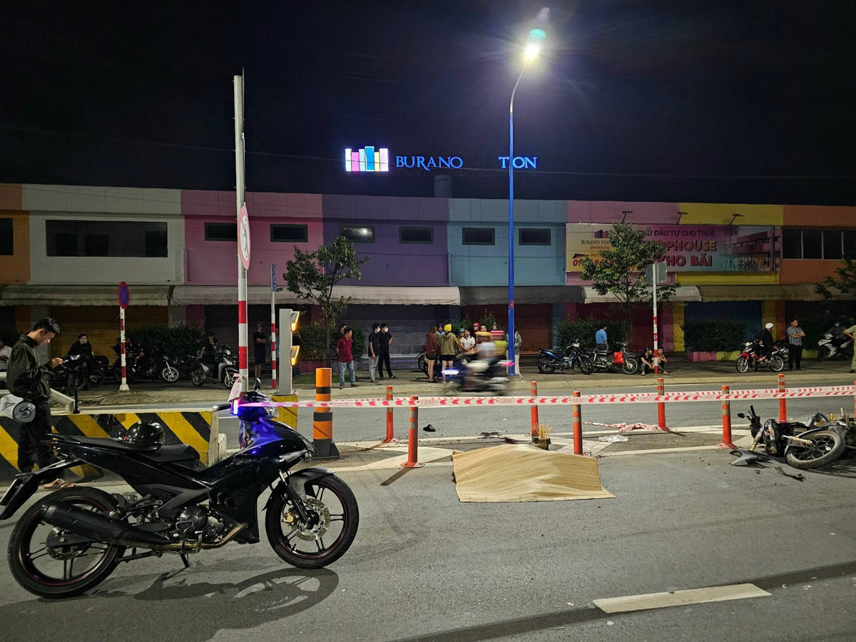 Hiện trường vụ tai nạn - Ảnh: CTV