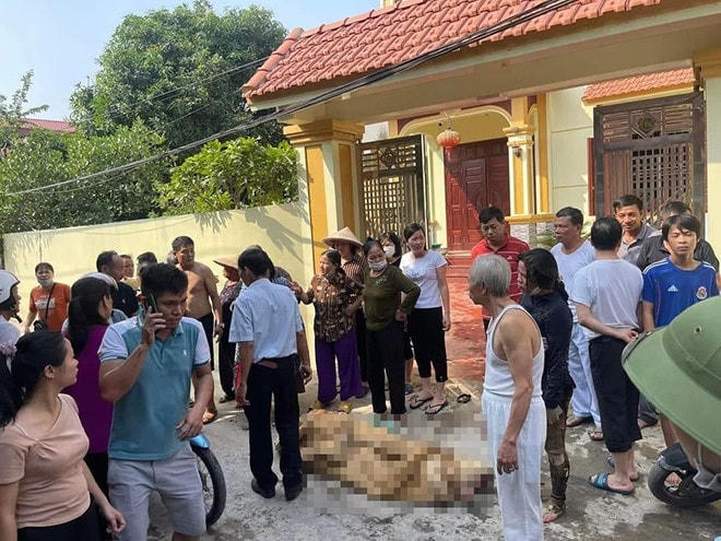 Nơi xảy ra vụ việc 3 con gái mang xăng đốt nhà mẹ đẻ ở Hưng Yên.