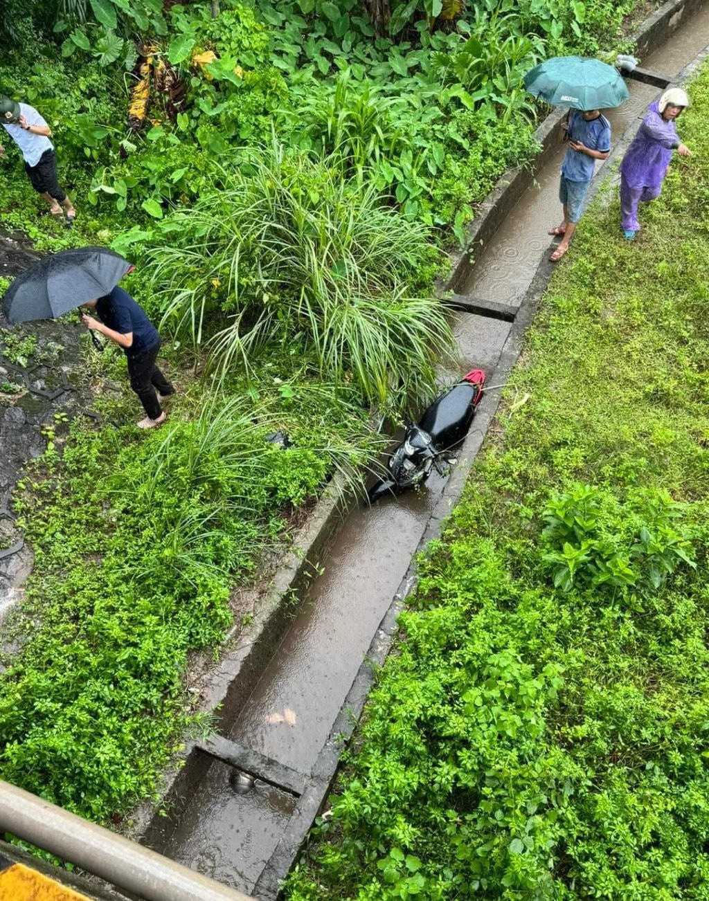 Hiện trường vụ việc.