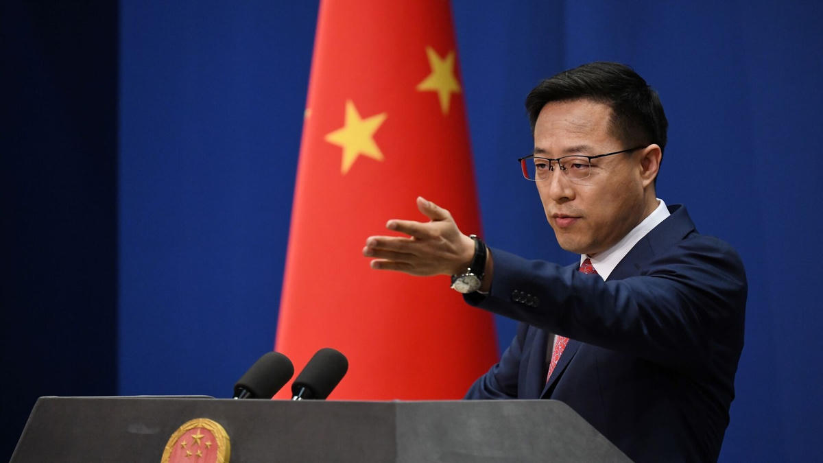 Người phát ngôn Bộ Ngoại giao Trung Quốc Triệu Lập Kiên. Ảnh: CNN.