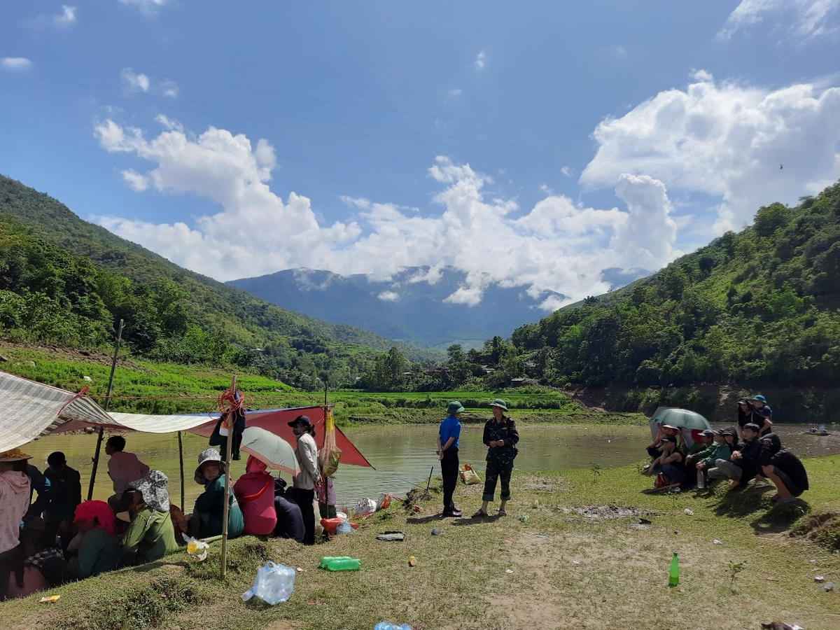 Hiện trường vụ việc.