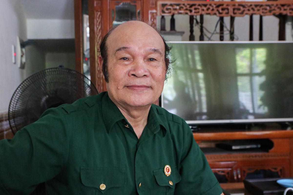 Cựu chiến binh, thương binh 1/4 Lê Long Triệu.
