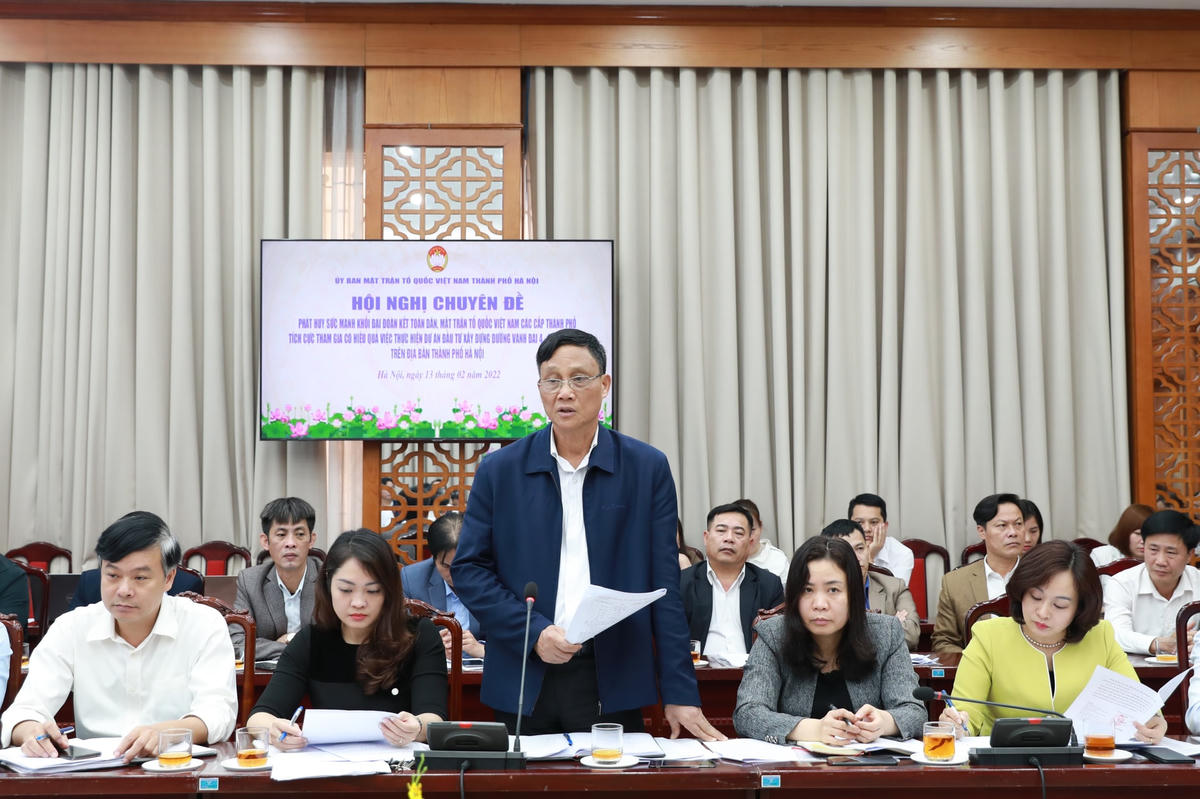 Mặt trận Hà Nội vào cuộc giám sát đường Vành đai 4 