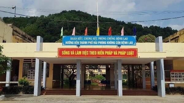 Bệnh viện Phổi Hải Phòng, nơi xảy ra vụ việc.