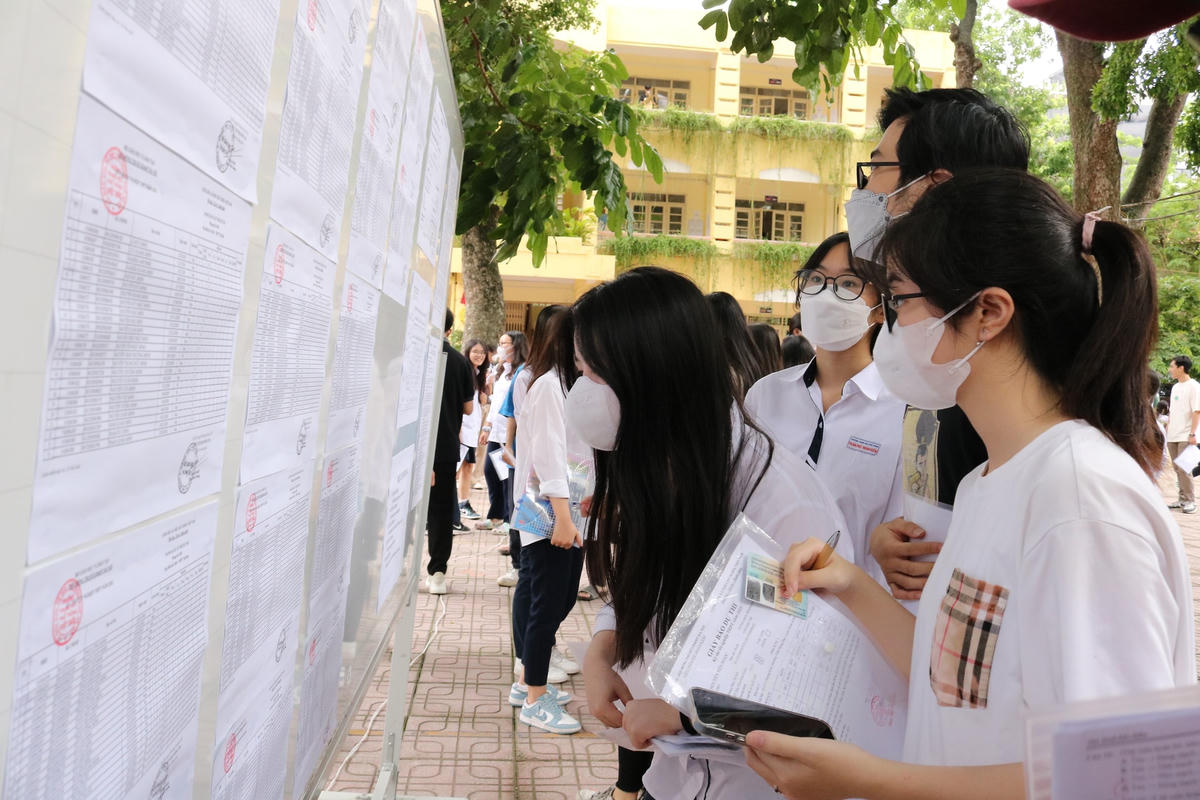 Thí sinh dự thi tốt nghiệp THPT năm 2023.
