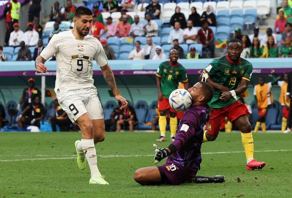 Bảng G World Cup 2022: Cameroon chia điểm cùng Serbia