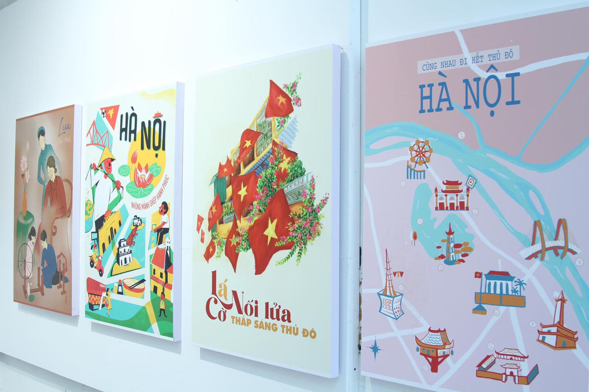 “Hà Nội sáng tạo” mở ra nhiều cơ hội cho sinh viên ngành mỹ thuật sáng tạo ý tưởng mới.