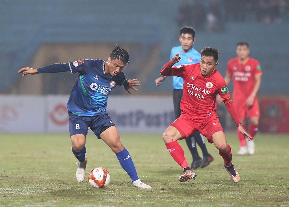 Công An Hà Nội gây ấn tượng mạnh nhất vòng 1 V-League 2023 với chiến thắng 5-0 trước Topenland Bình Đình.