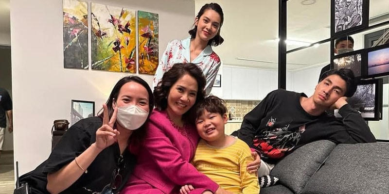 Quỳnh Lương về cùng nhà với Bình An, chăm sóc 2 con nhỏ. 