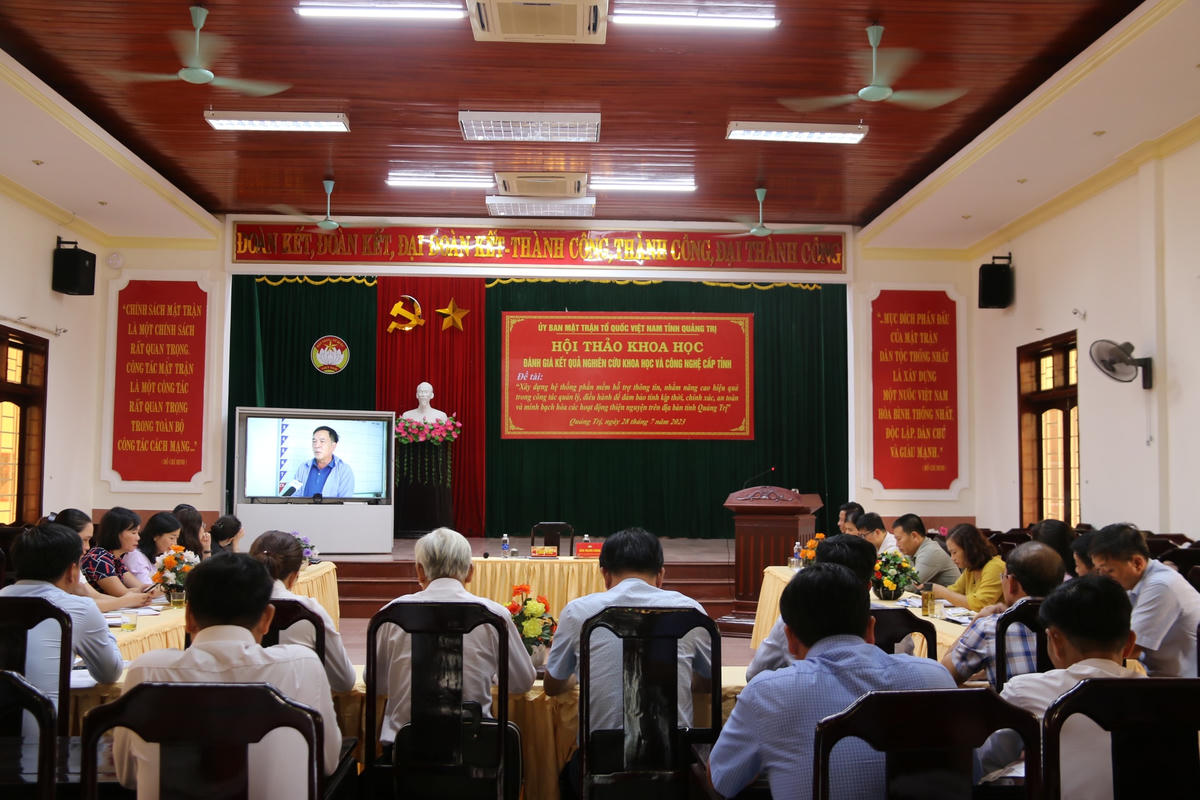 Quang cảnh hội thảo.
