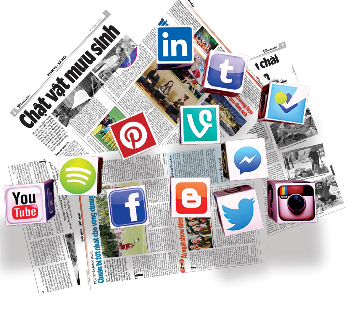 Mạng xã hội và sức ép cạnh tranh của báo chí