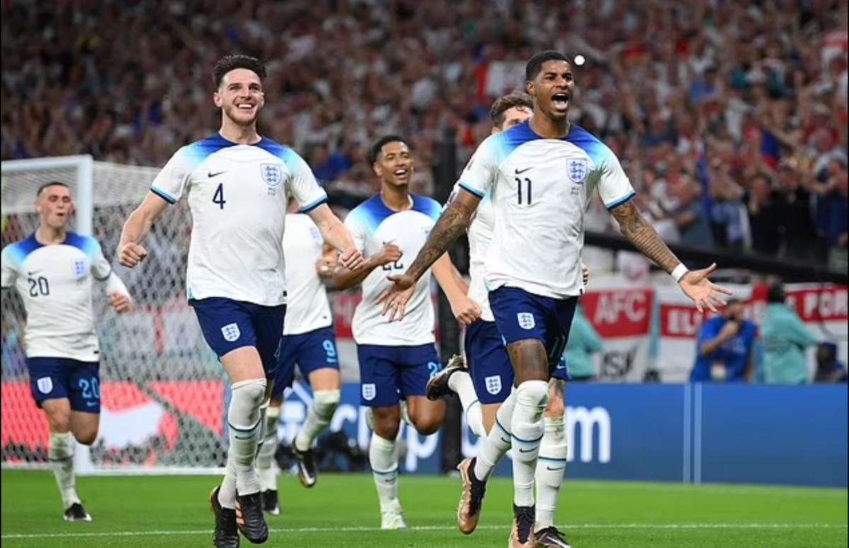 Với chiến thắng 3 - 0, đội tuyển Anh đứng đầu bảng và vào vòng 1/8 World Cup. Ảnh: Getty.