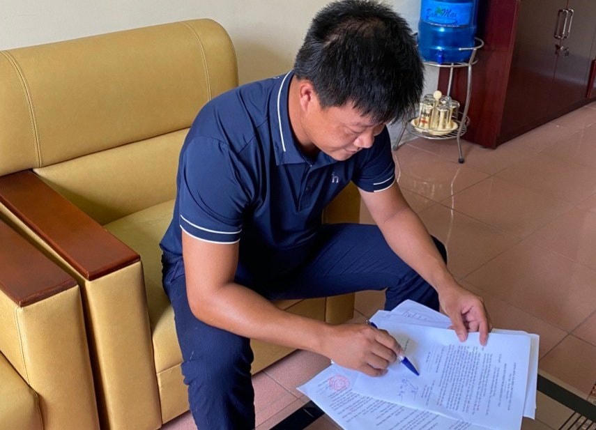 Ông Đinh Tiến Hùng chỉ ra những điều anh cho là chưa thỏa đáng ở Kết luận điều tra.