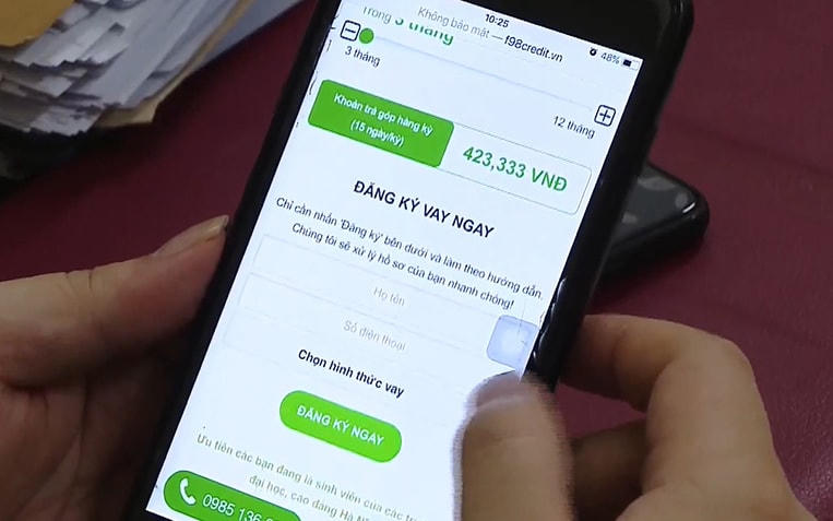 Công an TP Hải Phòng khuyến cáo người dân không vay tiền qua các App trên mạng xã hội.