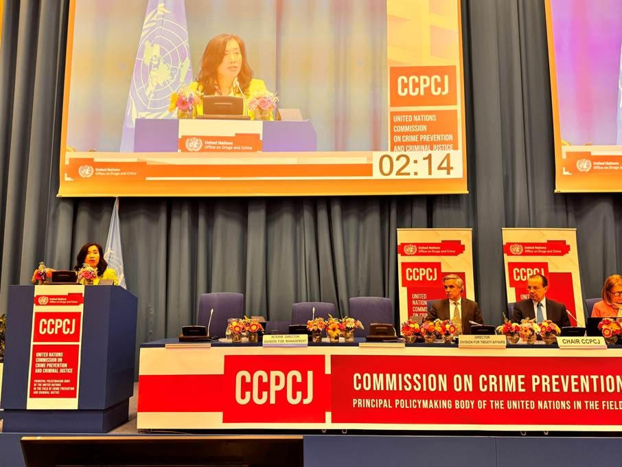 Thứ trưởng Lê Thị Thu Hằng phát biểu tại lễ khai mạc. Ảnh: Bộ Ngoại giao