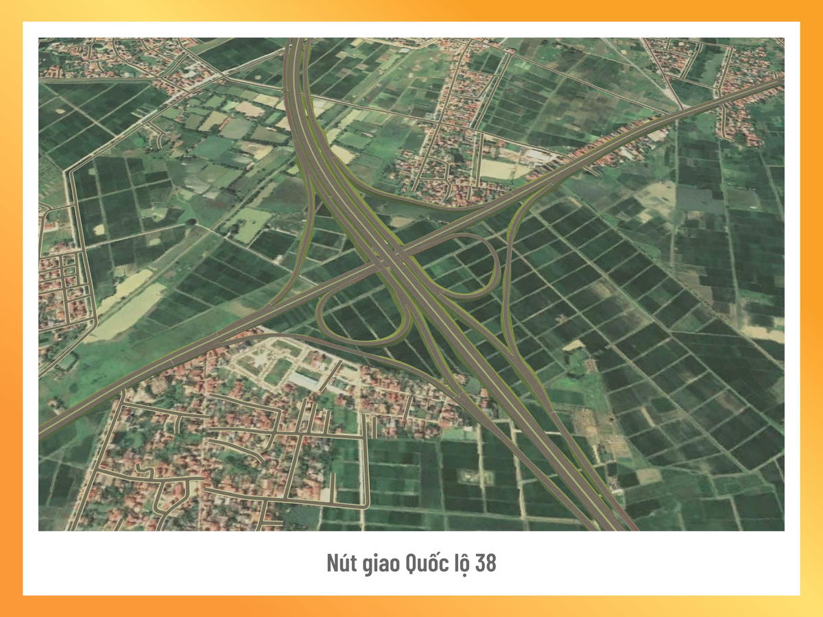 Phối cảnh các nút giao siêu hiện đại của dự án Vành đai 4 - Vùng Thủ đô