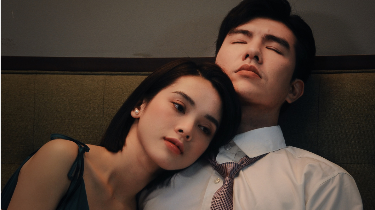 Tạo hình của Quỳnh Lương và Steven Nguyễn trong "Mặt trời mùa đông".