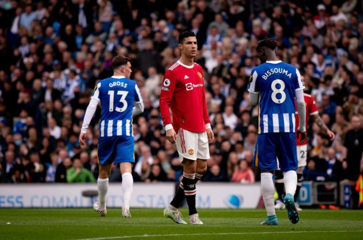 Ronaldo không thể tỏa sáng trước Brighton.