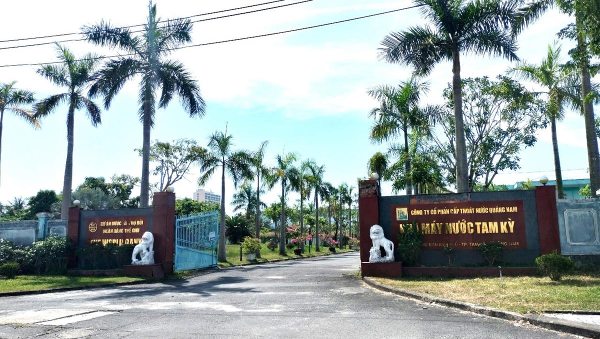 Xí nghiệp nước sạch Tam Kỳ.