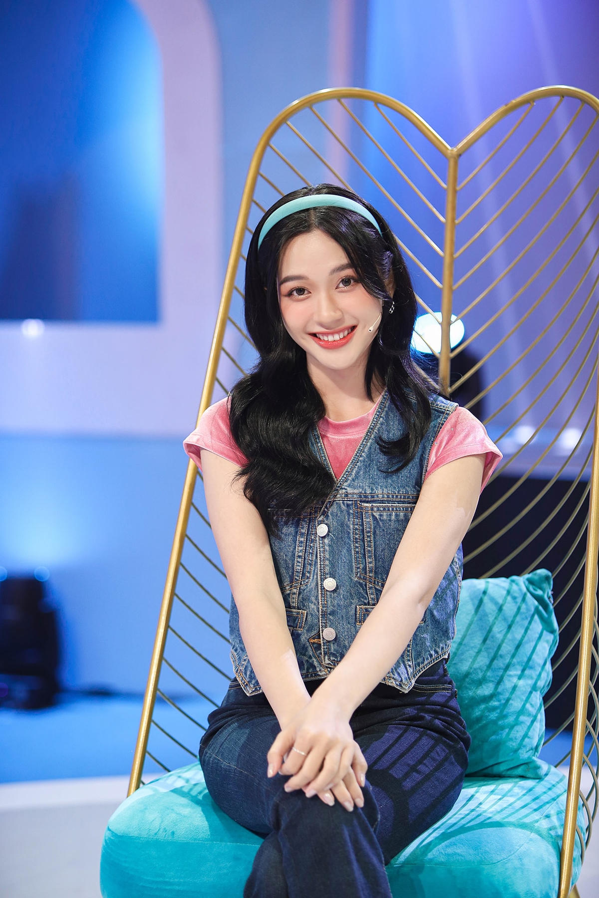 Thảo Trang xuất hiện với vẻ đẹp trong sáng, thuần khiết. Ảnh: Perfect Universe.  