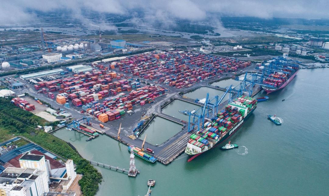 Cảng quốc tế Tân Cảng Cái Mép.
