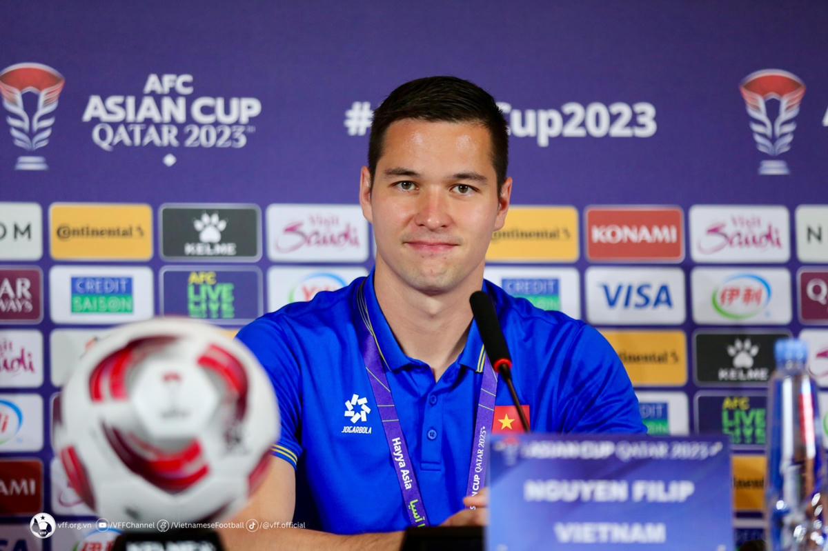 Thủ môn Nguyễn Filip. Ảnh: VFF.