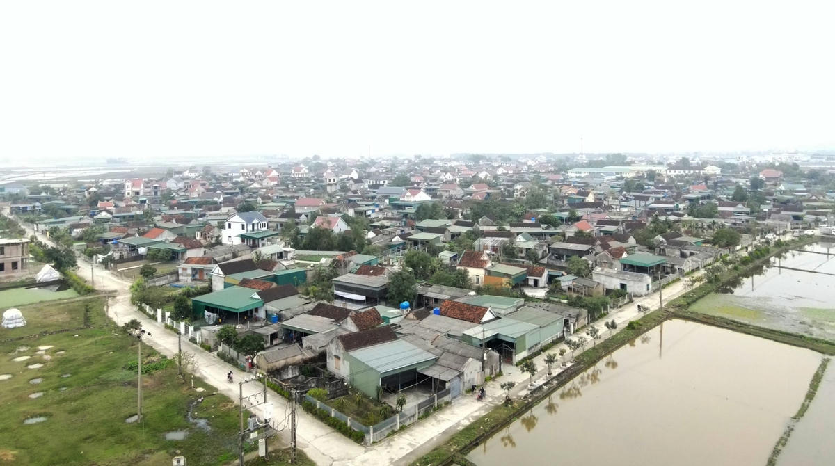 Diện mạo của xã nghèo năm xưa không ngừng thay đổi.