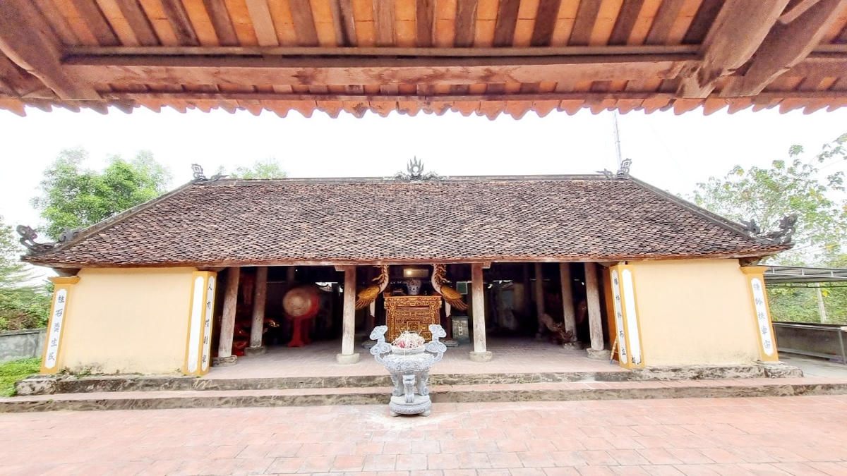 Đền Cao Sơn hơn 130 năm tuổi tại xã Đồng Văn, huyện Thanh Chương (Nghệ An).