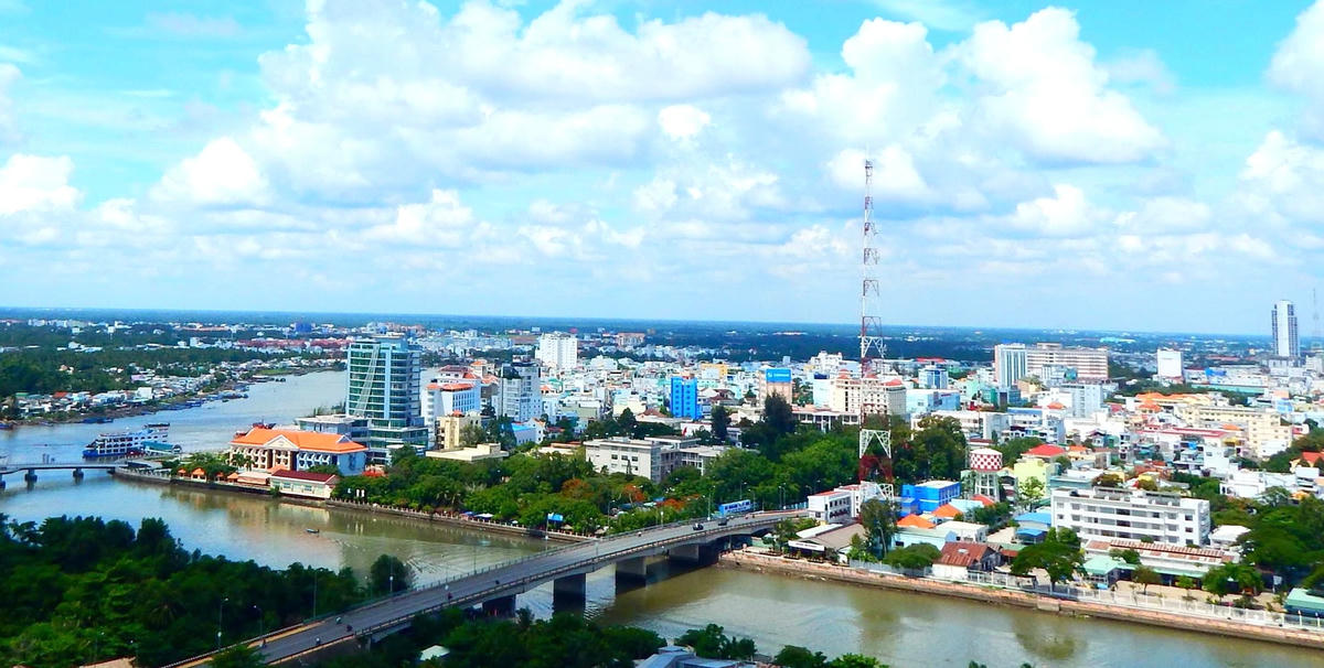 Một góc trung tâm TP Cần Thơ.