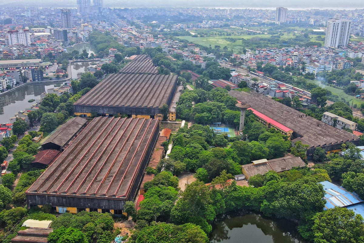 Hiện tại nơi đây là Trụ sở Công ty, nhà xưởng sửa chữa toa xe.