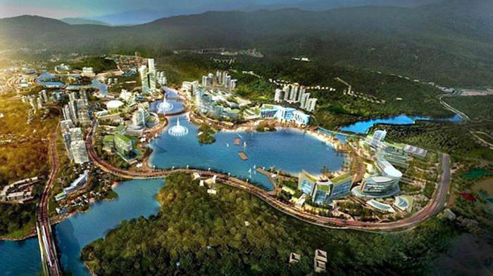 Phối cảnh Khu dịch vụ du lịch phức hợp cao cấp tại Khu kinh tế Vân Đồn.