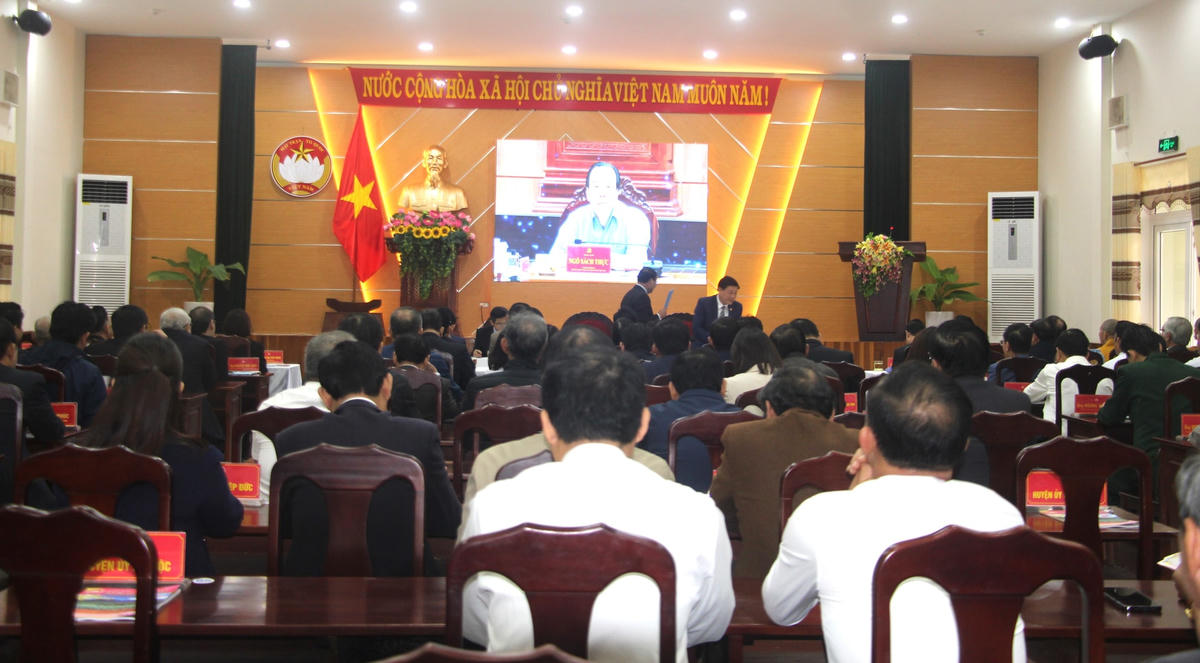Quang cảnh Hội nghị Ủy ban MTTQ Việt Nam tỉnh Quảng Nam lần thứ 9.