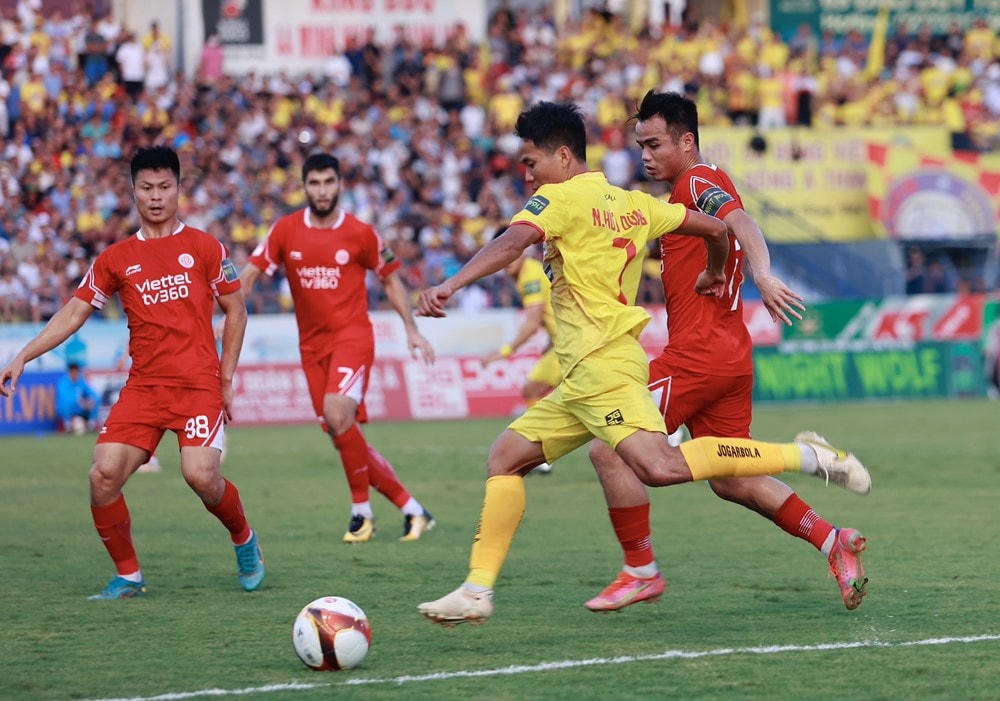 Đông Á Thanh Hóa giành chiến thắng trước Viettel với tỷ số 3-2 ở vòng đấu thứ 9 giải V.League 1-2023.