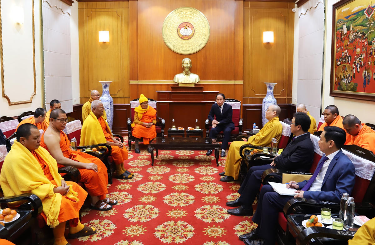 Quang cảnh buổi tiếp.