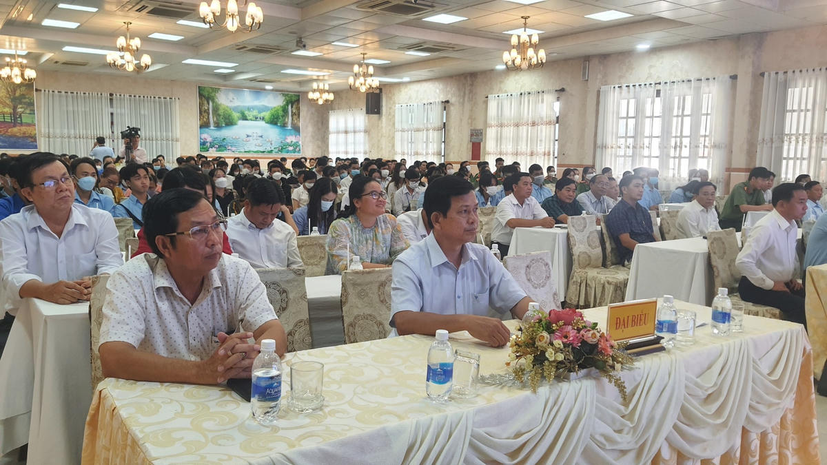 Quang cảnh buổi Lễ phát động tháng hành động vì bình đẳng giới.