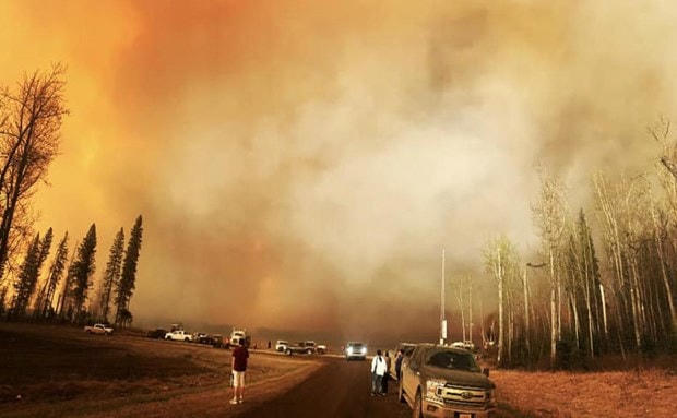 Cháy rừng lan rộng tại Canada trong những tuần gần đây. Ảnh: Global News.