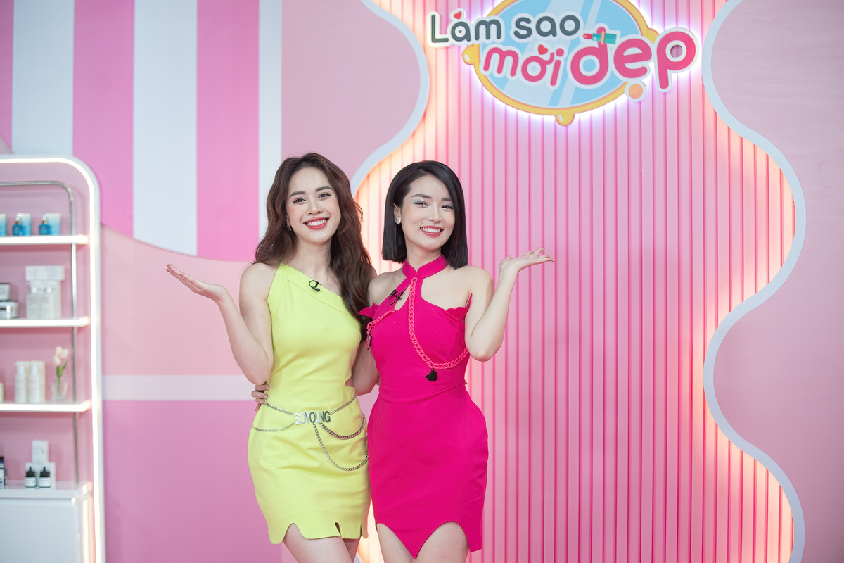 MC Ngô Mai Phương và Phạm Khánh Linh. 