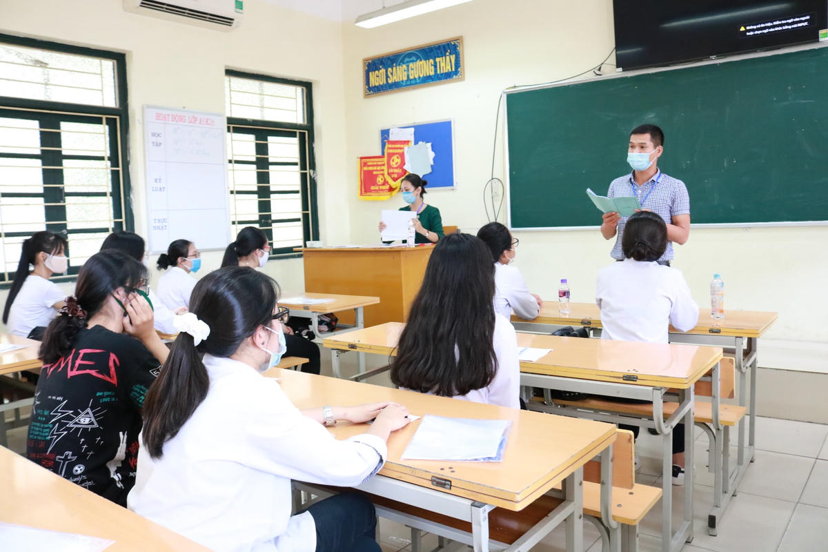 Thí sinh dự thi tốt nghiệp THPT.