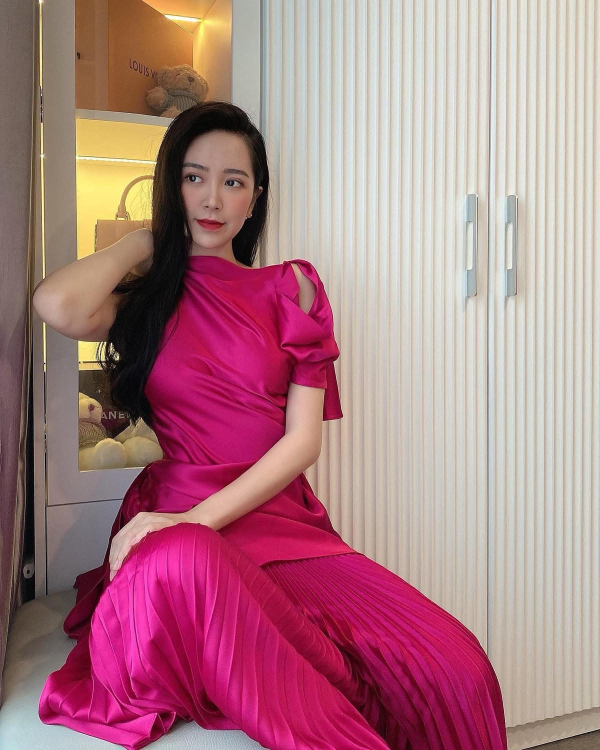 Kim Oanh chia sẻ cô thấy hào hứng khi được thử sức với dạng vai mới. 