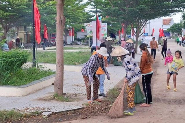 Tuyến đường khu dân cư tự quản về bảo vệ môi trường tai TP Tuy Hòa.